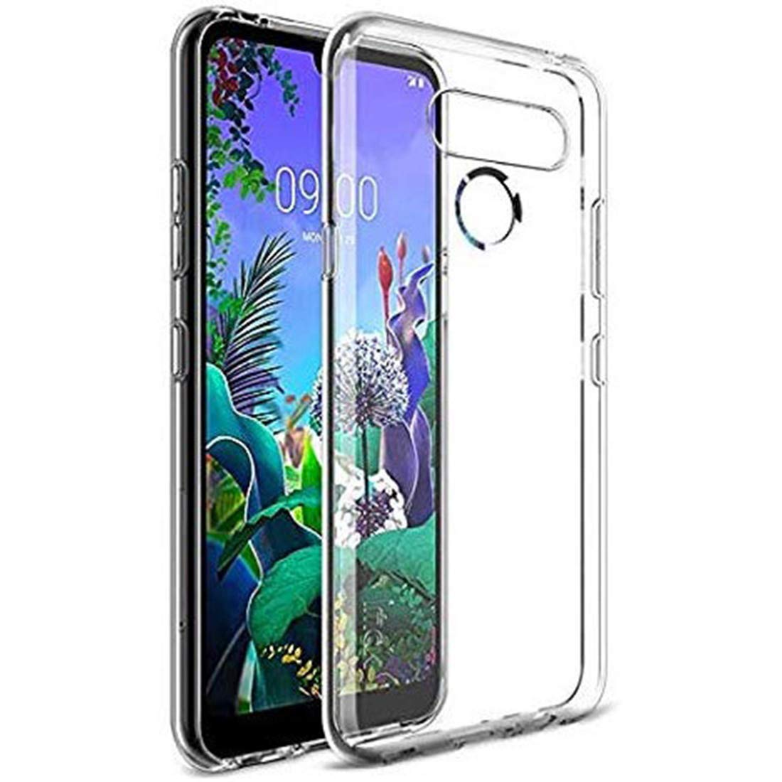 Amazon Brand - Solimo Mobile Cover for LG Q60 (Soft & Flexible Back Case), Transparent (B083PDYT9D) Amazon Price History, Amazon Price Tracker