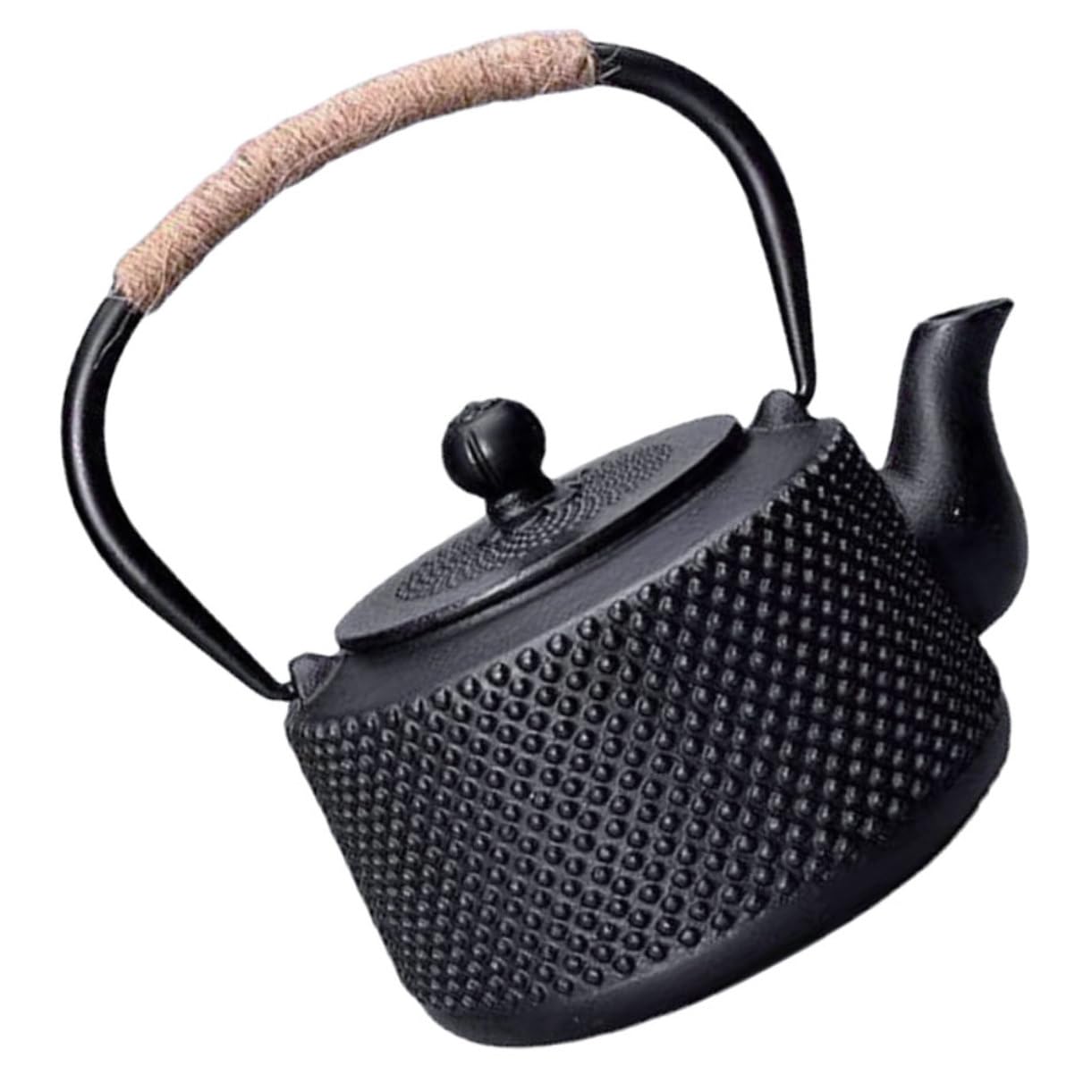 Tetera de Hierro Negra de 900ml Asa, Estilo Japonés
