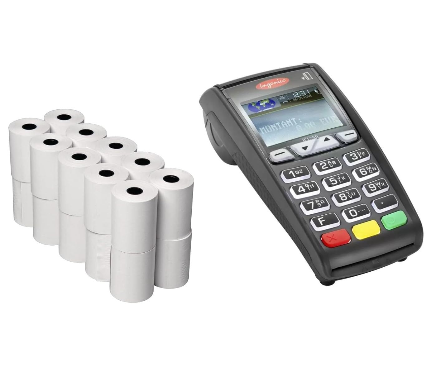HOT BARGAINS Thermal Till Rolls 57 x 40mm 80 Pack for Card Machines Payment Terminals