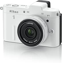 Nikon V1 Compact System Camera White 10mm Lens 10MP inch LCD Screen Nikon V1 Compact System Camera White 10mm Lens 10MP inch LCD Screen