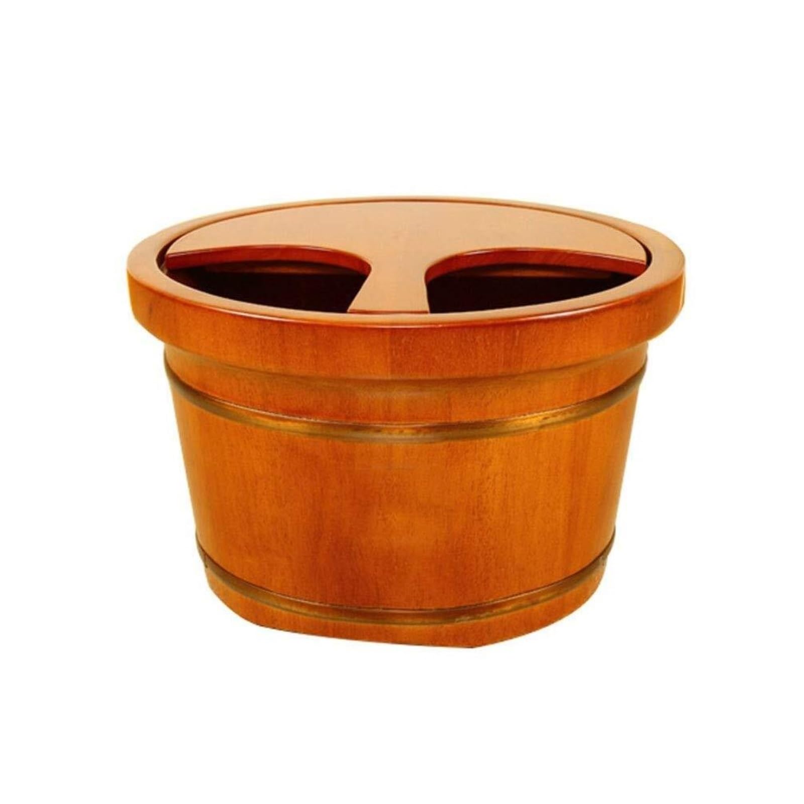 Foot Footbath Bucket Wooden Barrel Foot Spa Large Soak Tub Basin For Bath Soaking Bucket For Sauna Soaking Feet