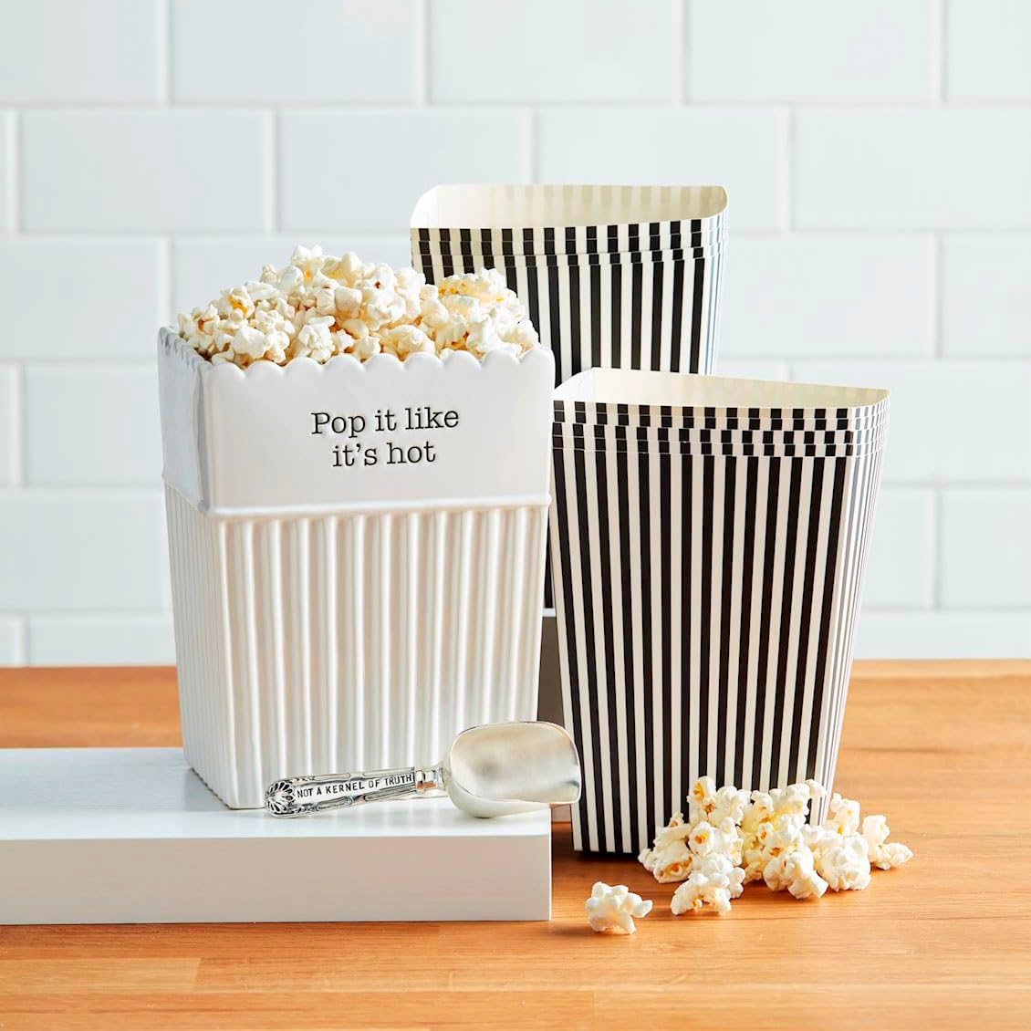 Mud Pie Popcorn Bucket Set