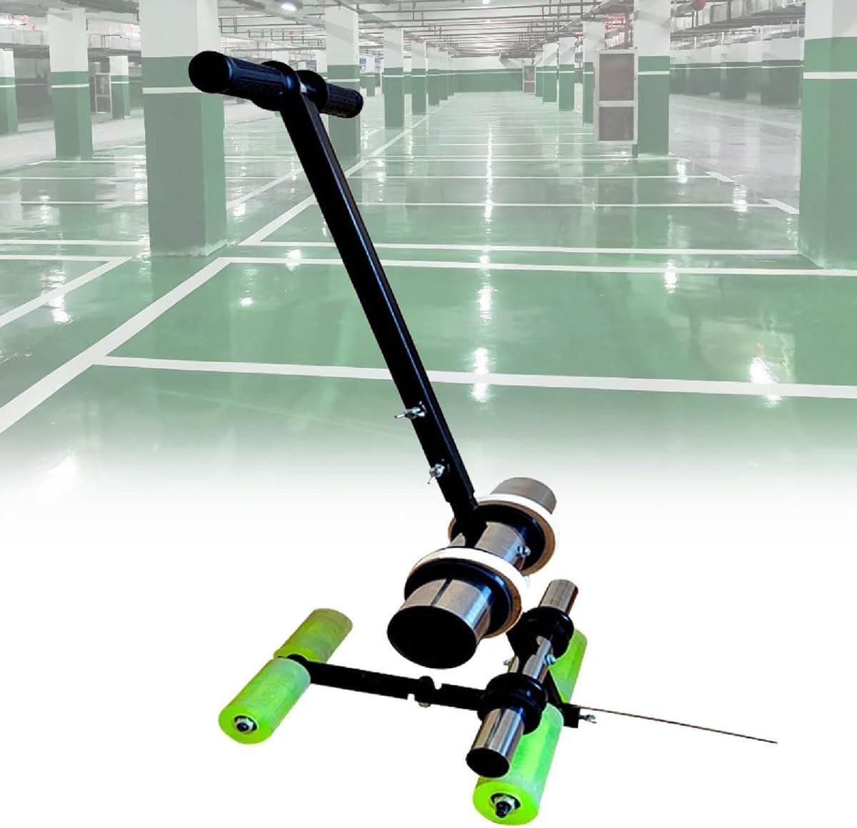 Basketball Court Marking Tool Kit for Driveway - Includes Marking Tape Roller and Adjustable Spacing - Easy DIY Court Marking for Hoops