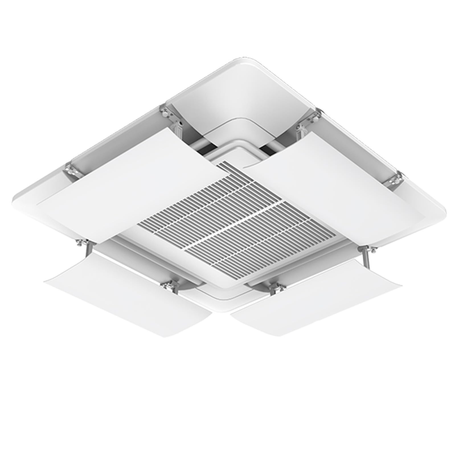 Air Conditioner Wind Deflector Baffle for Ceiling Central Air Conditioning, Anti Direct Blowing Air Conditioner Shield, Air Vent Deflector Adjustable Wind Direction Windshield, Air Guide Cover
