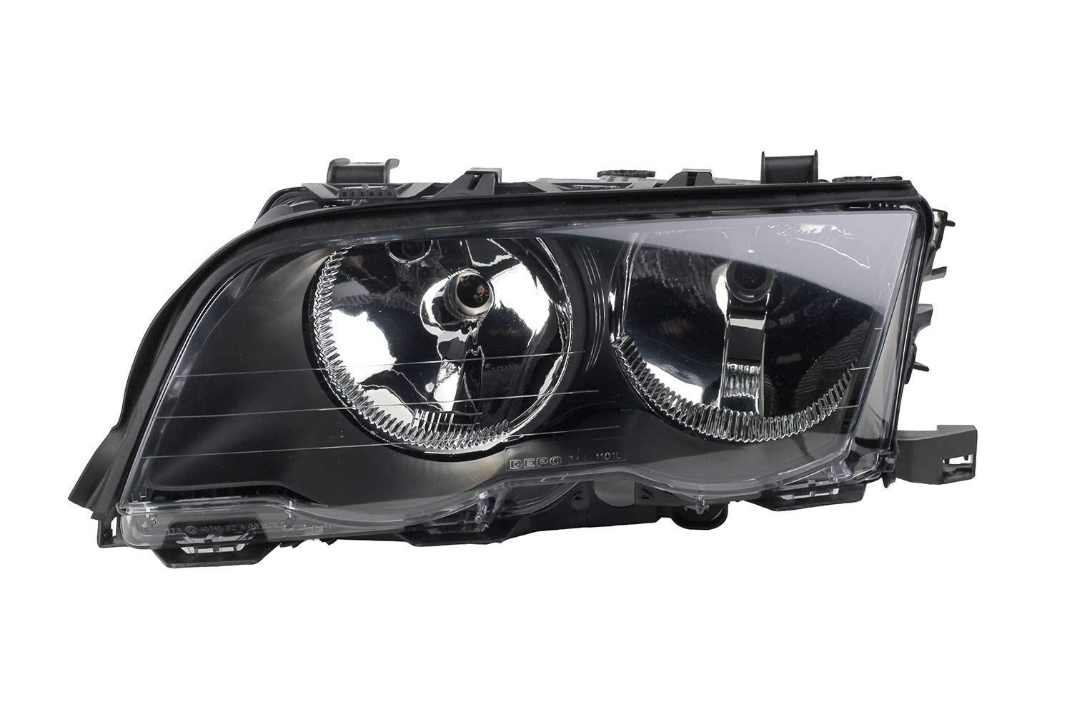 Johns, Fari adatti per BMW Serie 3 E46 dal 98 al 01 Set nero H7 H7 Li. Re. m. frecce