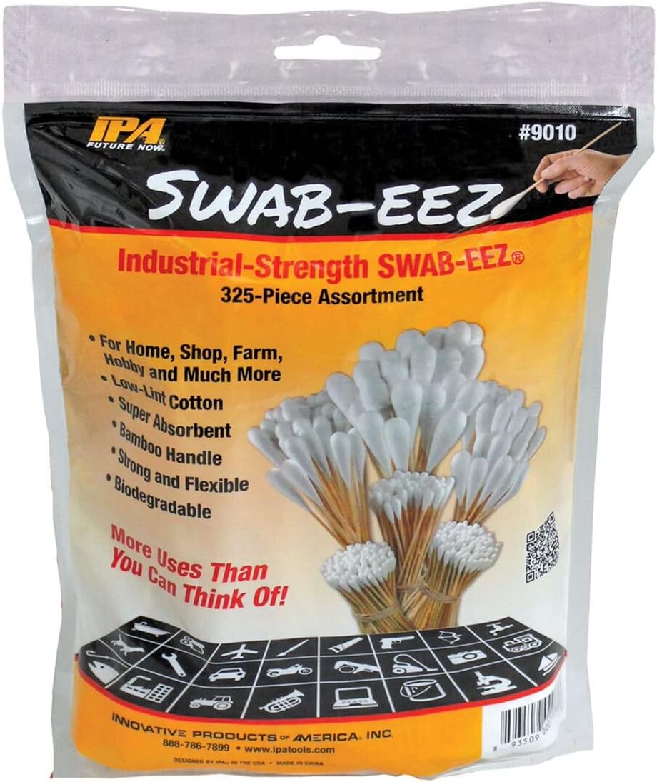IPA Tools Innovative Products of America 9010 Swab-EEZ Industrial Strength Swab Set - 325 Piece