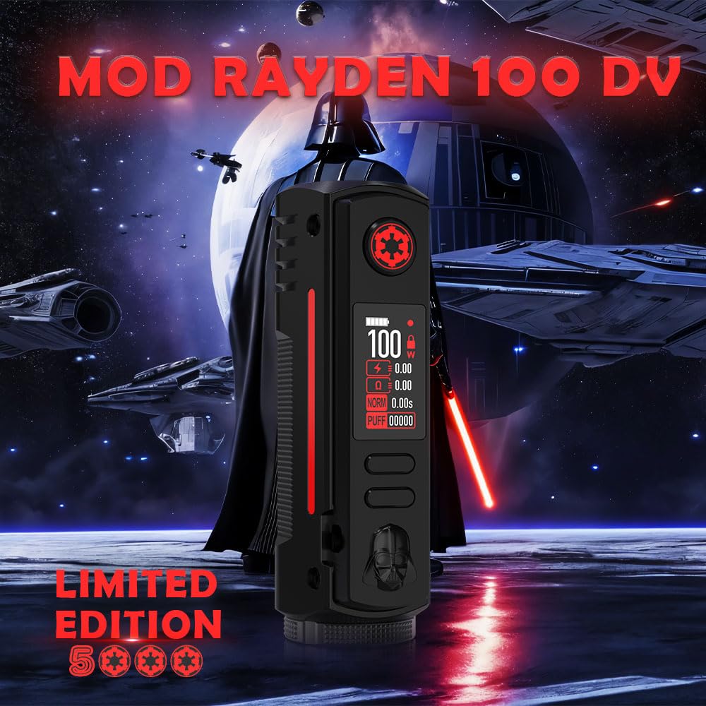 Rayden 100W Box Mod for Vapefly Kits, Stylish, Durable, and Customizable Vaping Device, TVDC, 2ML Cartridge, No Nicotine, (Black Red): Amazon.co.uk: Electronics & Photo Rayden 100W Box Mod for Vapefly Kits, Stylish, Durable, and Customizable Vaping Device, TVDC, 2ML Cartridge, No Nicotine, (Black Red): Amazon.co.uk: Electronics & Photo