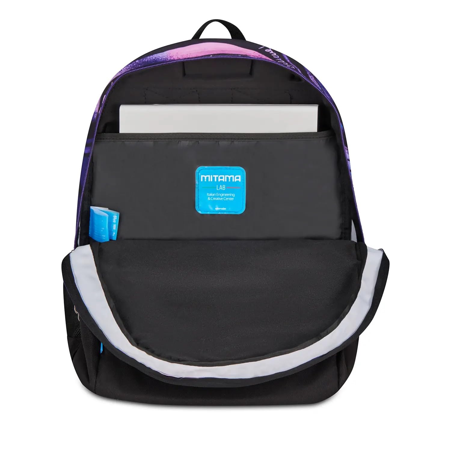Mitama Zaino Scuola, X Plus SHINYCREW, Triplo Scomparto, Viola, Tasche Porta Borraccia,Schienale con fondo integrato, Spallacci Imbottiti, Zaino Scuola Media, Ragazza