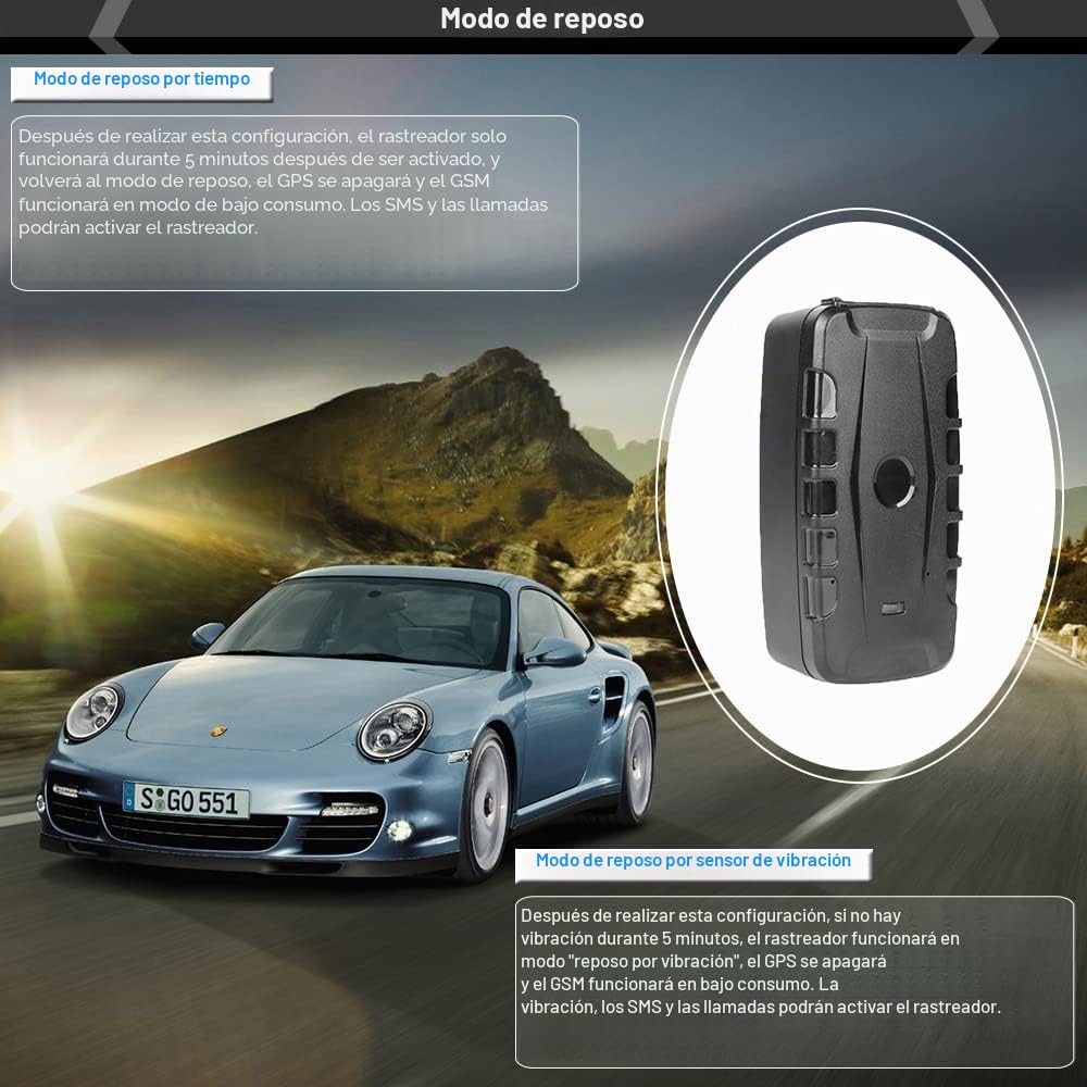 TKMARS Rastreador GPS para Coches sin Suscripción 4G TK918-20000 mAh, Autonomía Standby Ultra Larga | Ideal para Barcos, Flotas, Autocaravanas, Camiones, Contenedores y Motocicletas
