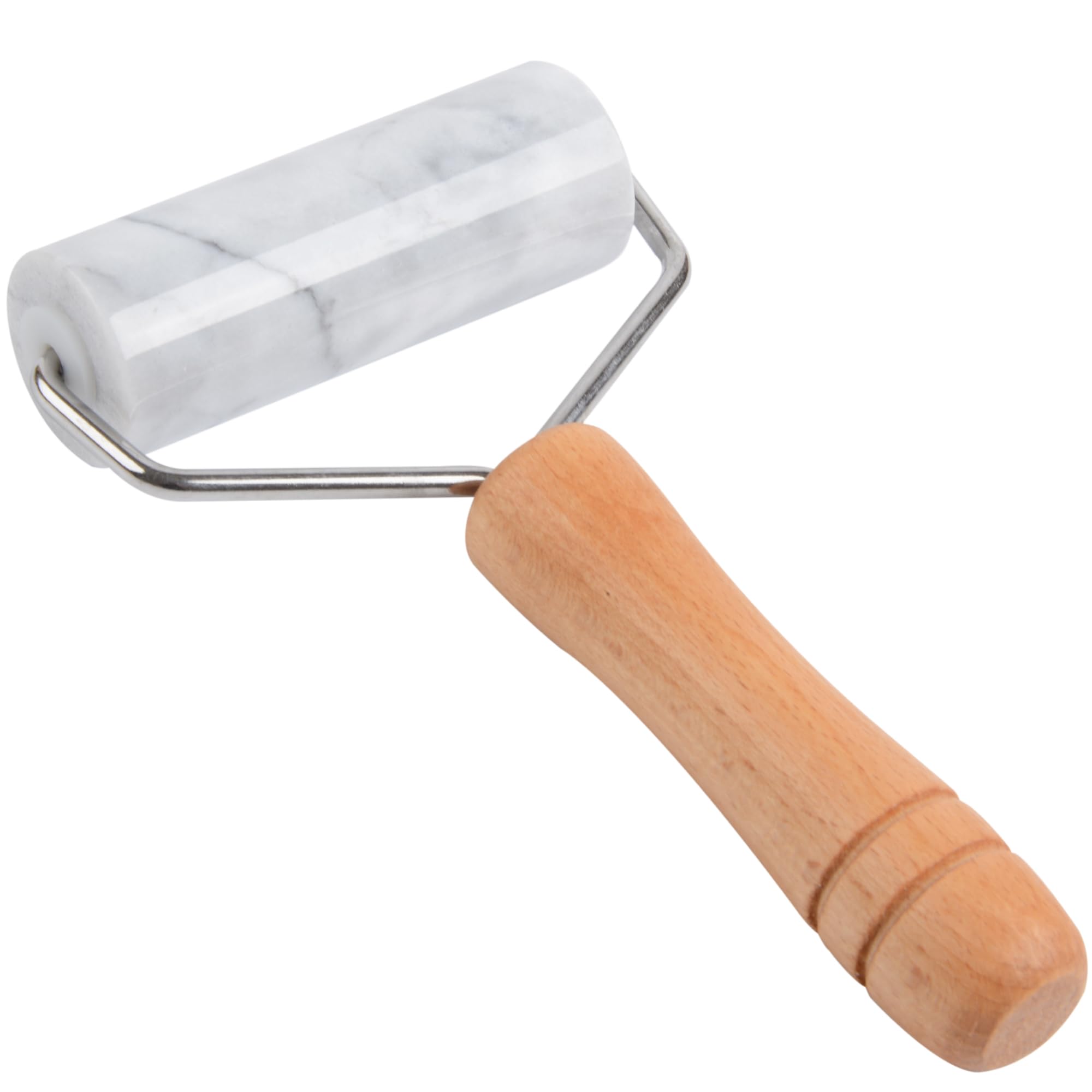 Rouleau à Pâte En Acier Inoxydable "Solidum" Pour Pizzas Ou Gâteaux D