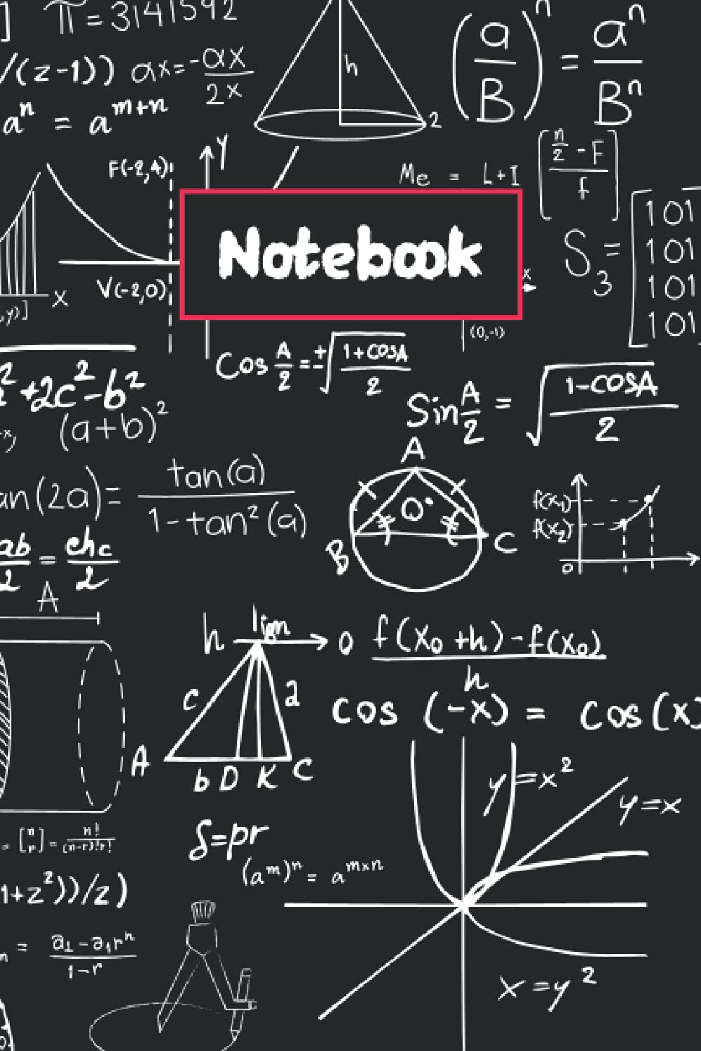 Funny Math College Notebook: Lined Notebook