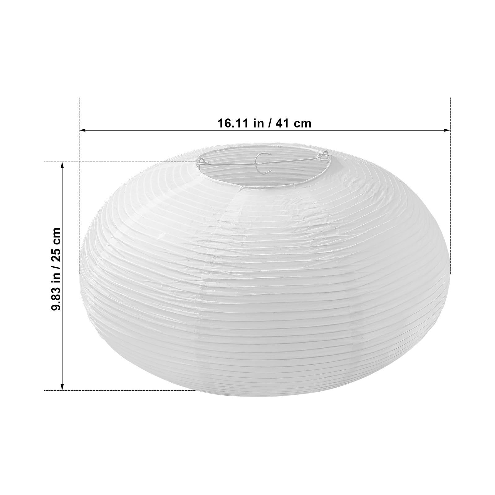 Paralume Carta Bianco Lampada Sospensione Paralume Soffitto Protezione Polvere Te Decorazione Casa Camera Soggiorno