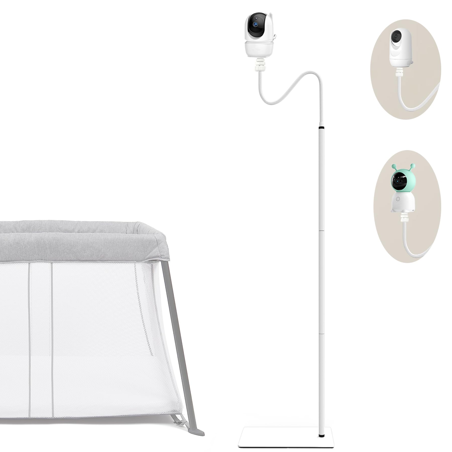 EYSAFT Baby Monitor Holder Standing for GHB Model 2023, Model 2023A2/Boifun ‎Baby 6T/momcozy BM01 Baby Monitor