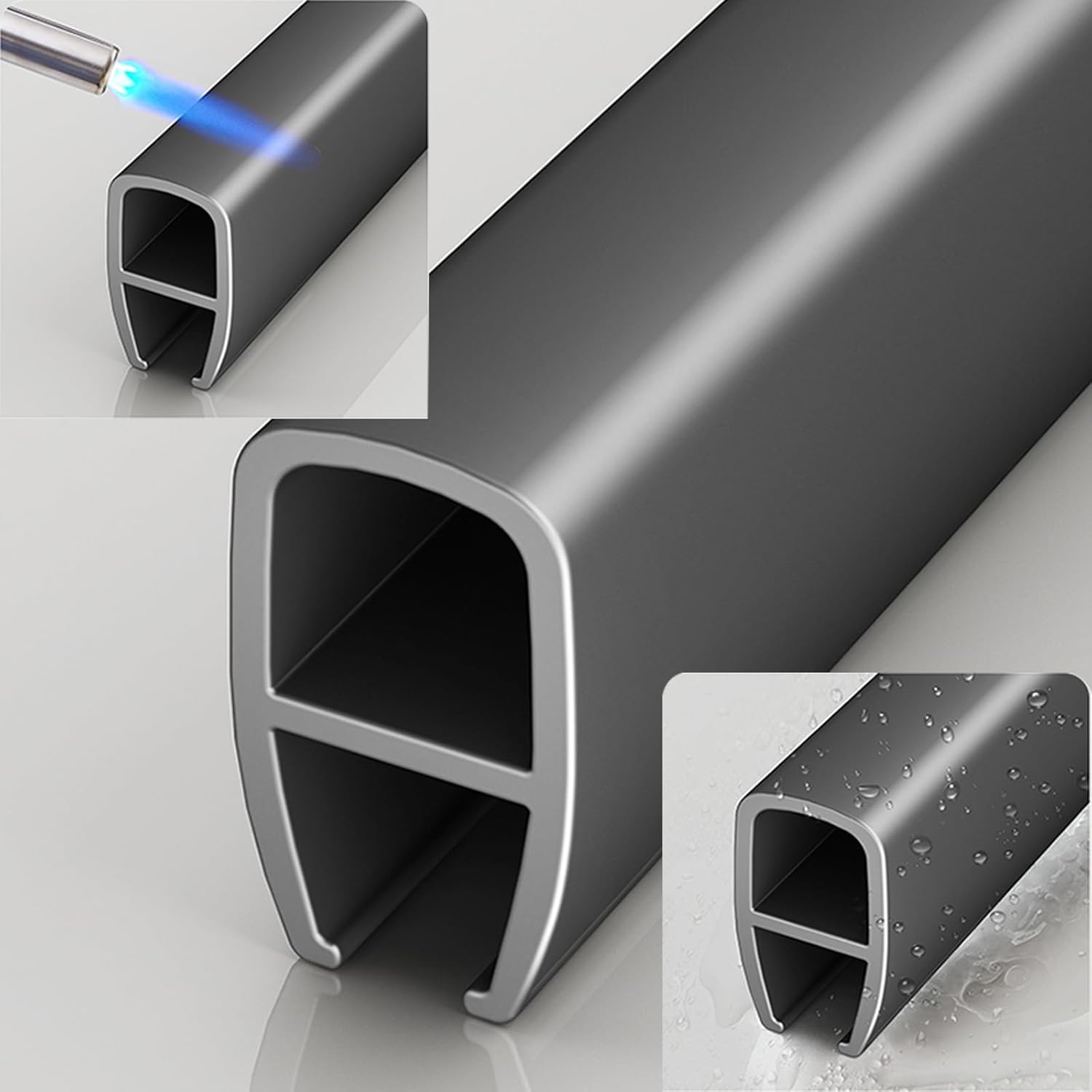 Double Rod Clothes Rack - Adjustable & Foldable Laundry Drying Rack for Indoor/Outdoor Use, Space-Saving Design Perfect for Balconies (Champagne Color)