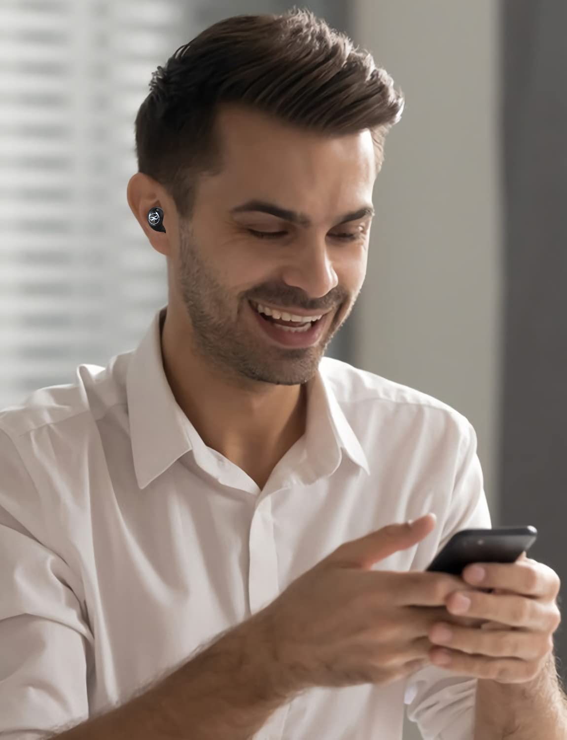 Bezprzewodowe słuchawki douszne dla dzieci i dorosłych, urocze wzornictwo, dla chłopców, Bluetooth 5.0, wodoodporne, sportowe słuchawki stereo z mikrofonem, do urządzeń iPhone/Android