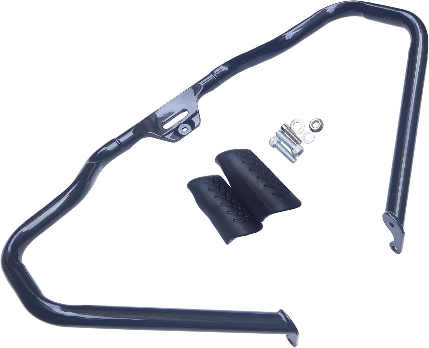 32MM 1-1/4" Black Engine Crash Bar Tube Motorcycle Engine Guard Highway Crash Bar Fits for Harley Softail Breakout Deluxe Heritage Fat Bob Fat Boy Street Bob Slim Sport Glide 2018-2024