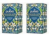 (2 PACK) - Pukka Chamomile Vanilla & Manuka Honey Tea| 20 Bags |2 PACK - SUPER SAVER - SAVE MONEY