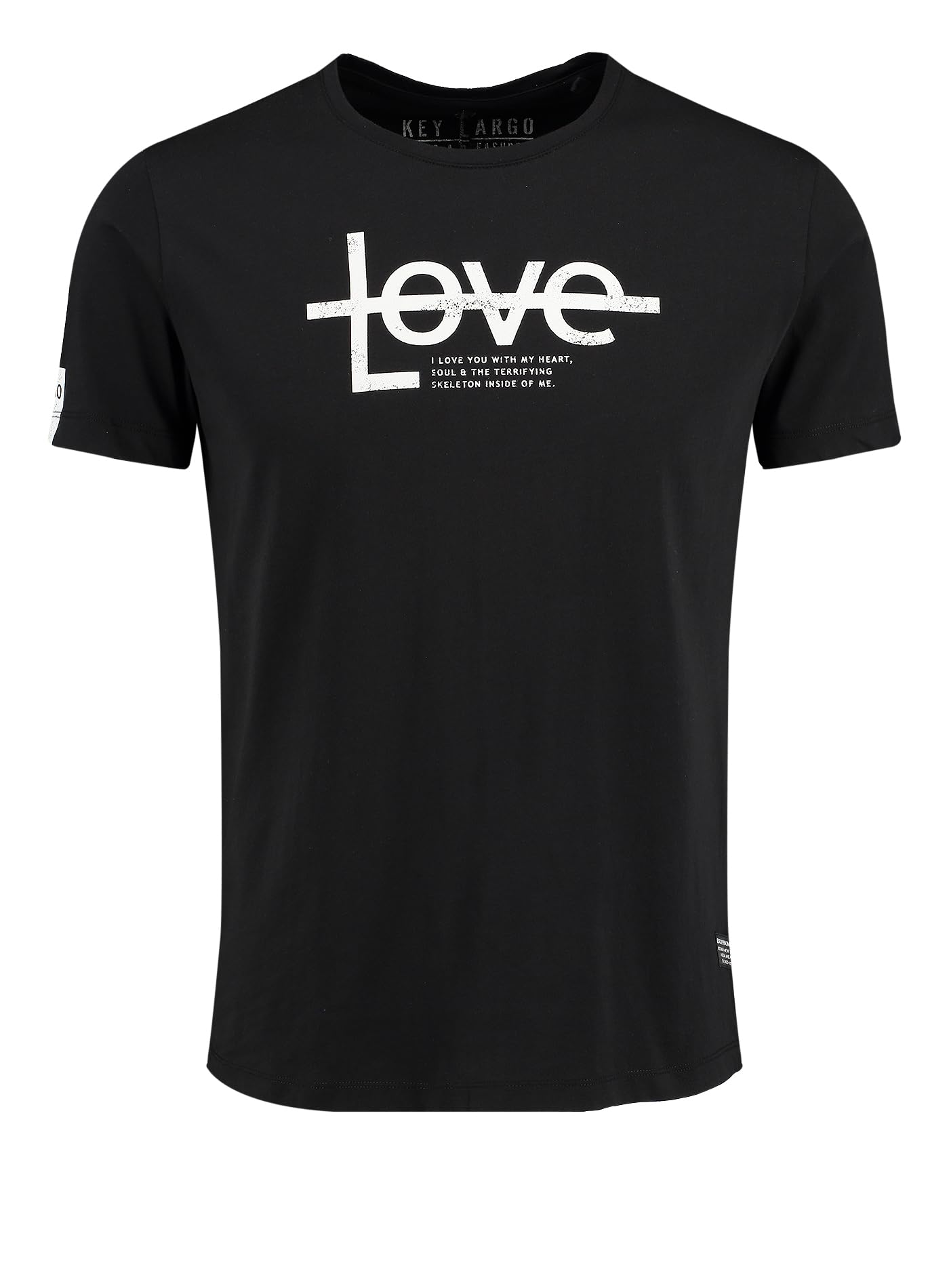 KEY LARGO Men's Love You Round T-Shirt
