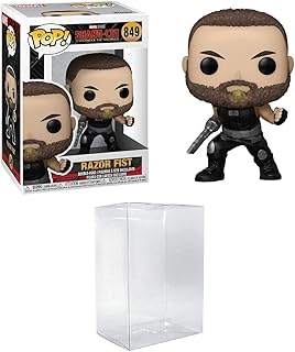 Funko Pop! Marvel: Shang Chi and The Legend of The Ten Rings - Razor Fist Bundled with EcoTEK Pop Protector