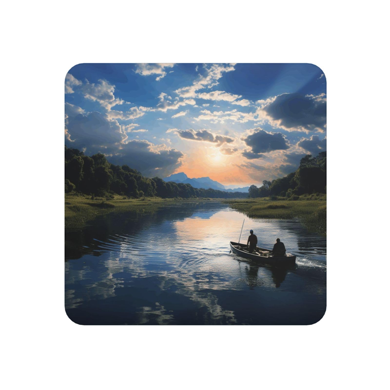 Fishing Scenic Fridge Magnets Cute Strong Refrigerator Magnets Fun Magnet for Locker Office Whiteboard Decor, Door Magnets Decorative Magnetic Stickers for Home Decor
