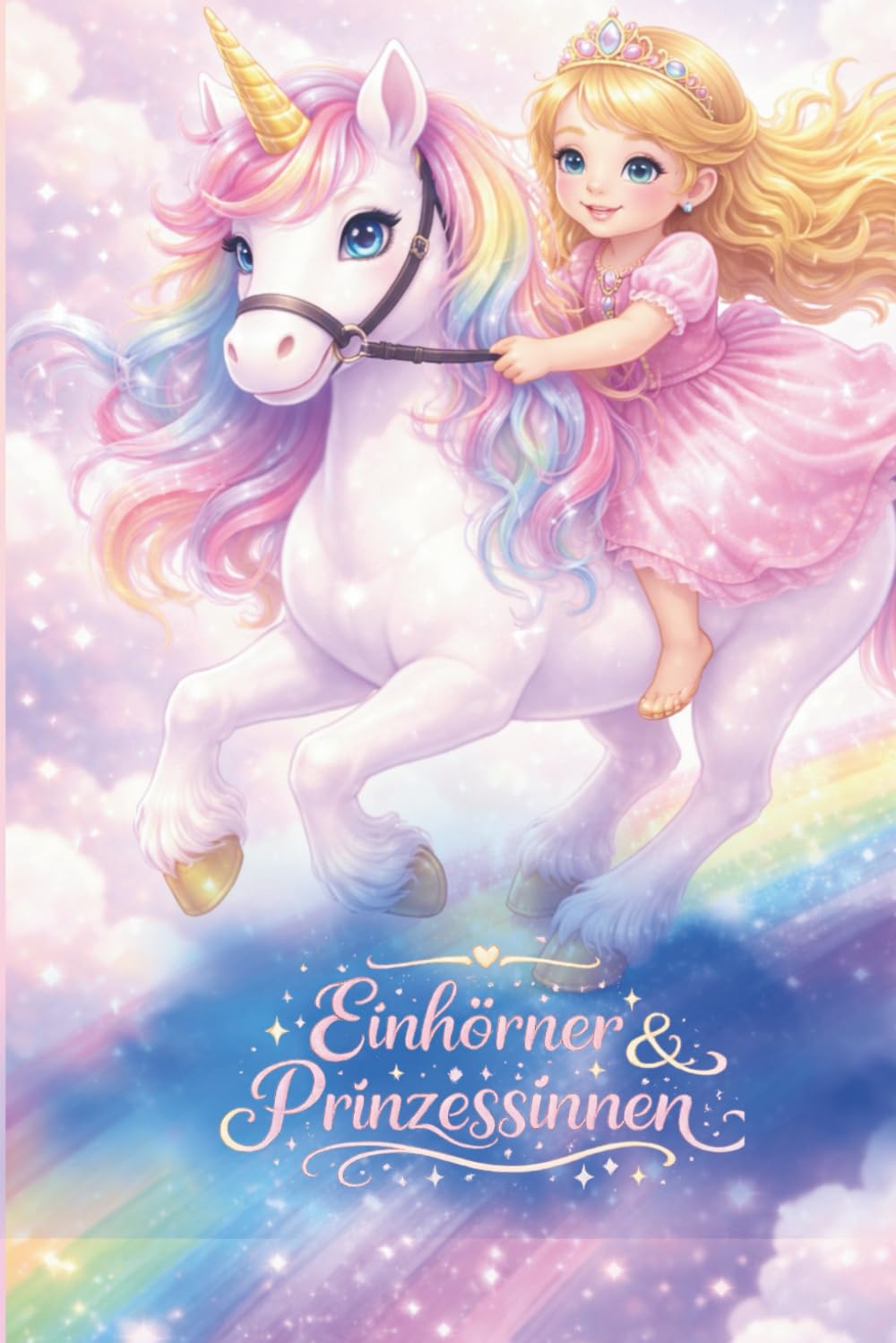 Einhorn und Prinzessin. Ein magisches Malbuch voller Freundschaft: Ein märchenhaftes Malbuch mit Prinzessinnen und Einhörnern.