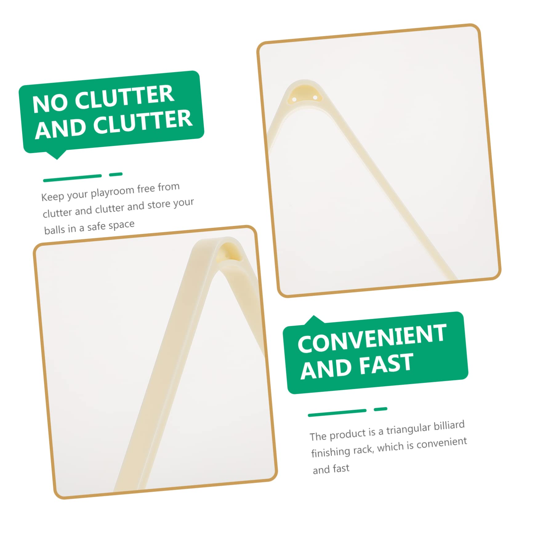 KICHOUSE 1Pc Billiard Rack Frame for Pool Balls Table Pool Balls Racks Billiard Accessory for Home Game and Snooker Clubs Durable and Stylish Design