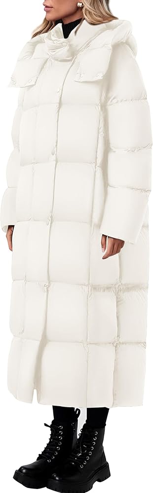 Amazon.com: PRETTYGARDEN Women's Winter Long Puffer Coats Hooded