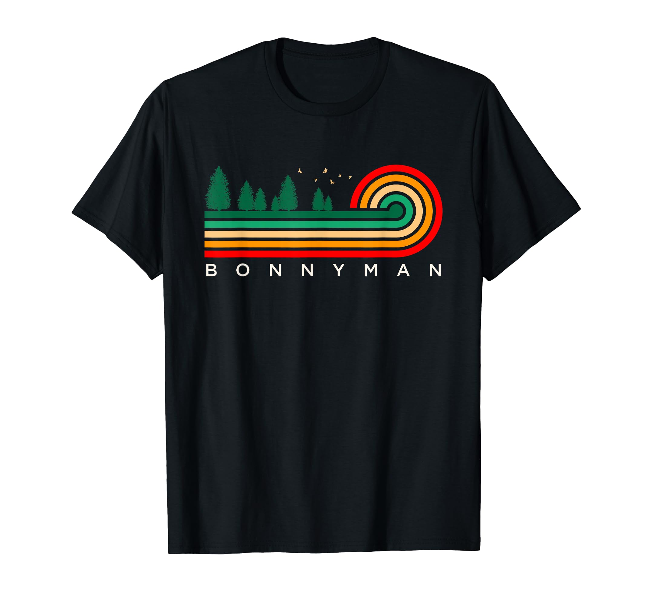 Evergreen Vintage Stripes Bonnyman, Kentucky T-Shirt