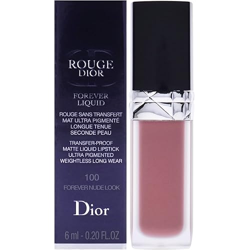 Dior Christian Rouge Forever Liquid Matte - 100 Forever Nude Look Lipstick Women 0.2 oz