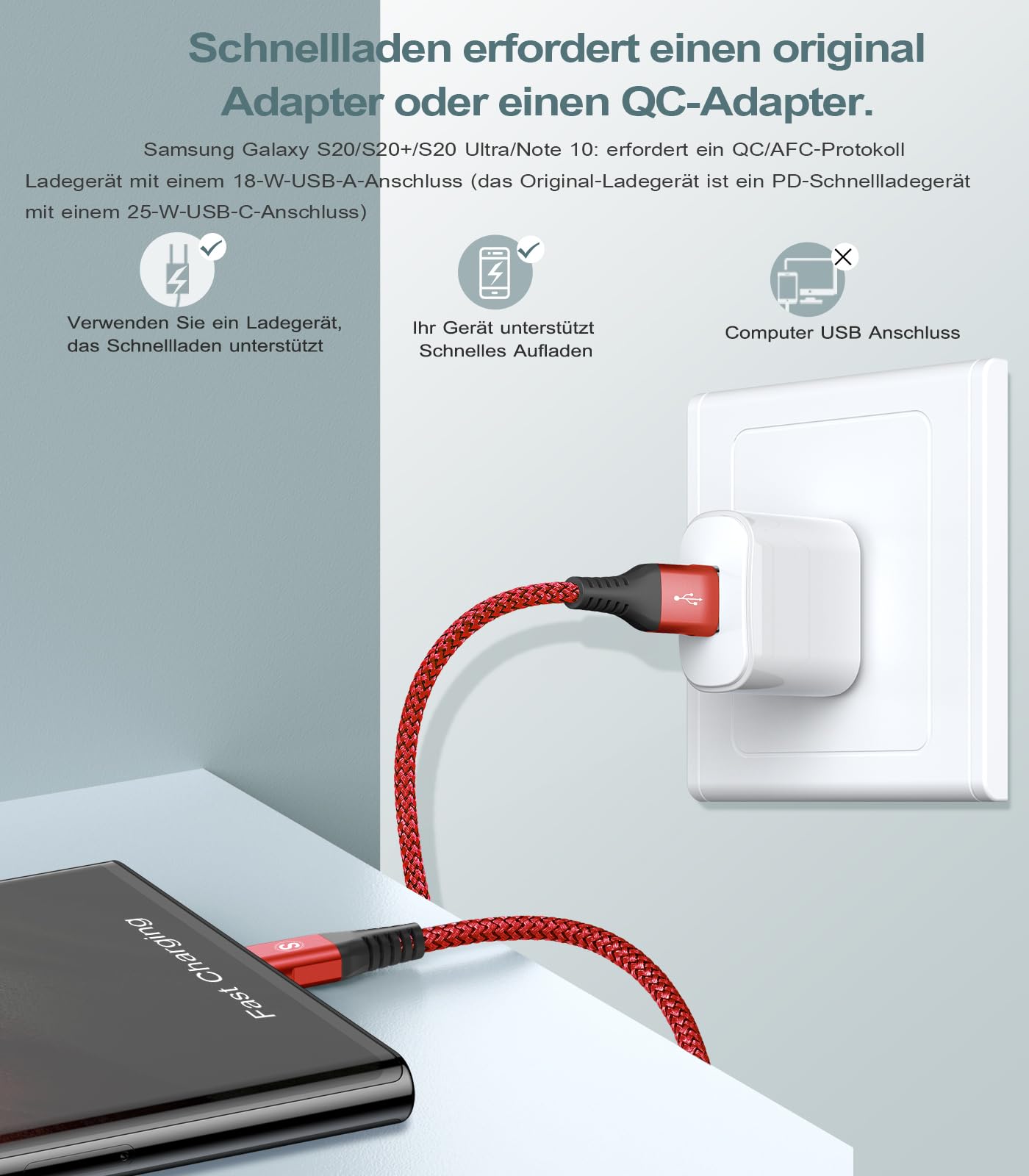 Cavo USB C [2 Pezzi 3m] Cavo USB Tipo C Ricarica Rapida 3.1A USB A a USB C Nylon per i Phone 17 16 15 Plus Pro Max,Samsung Galaxy S25/S24/S23/S22 a S8,Note20,M31,M30,A70,A54,A53,LG,Xiaomi,Huawei,Pixel