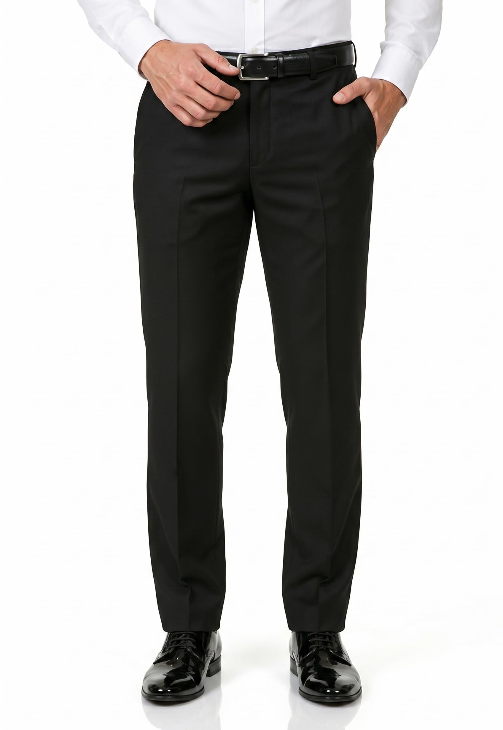 Lycra Stretchable Formal Pants for Men | Stylish Slim Fit Men's Wear Trousers for Office or Party-picture-43