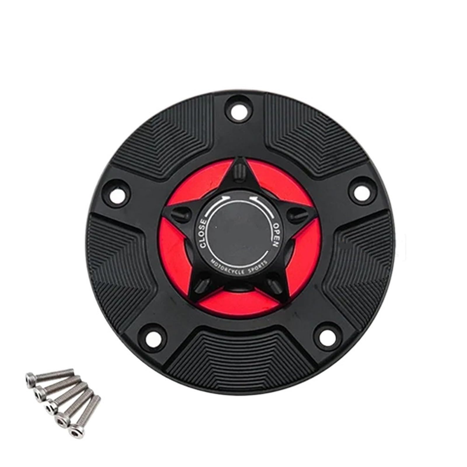 Bouchon de réservoir Suzuki GSXR GSR 600 750 1000 en aluminium rouge pour moto