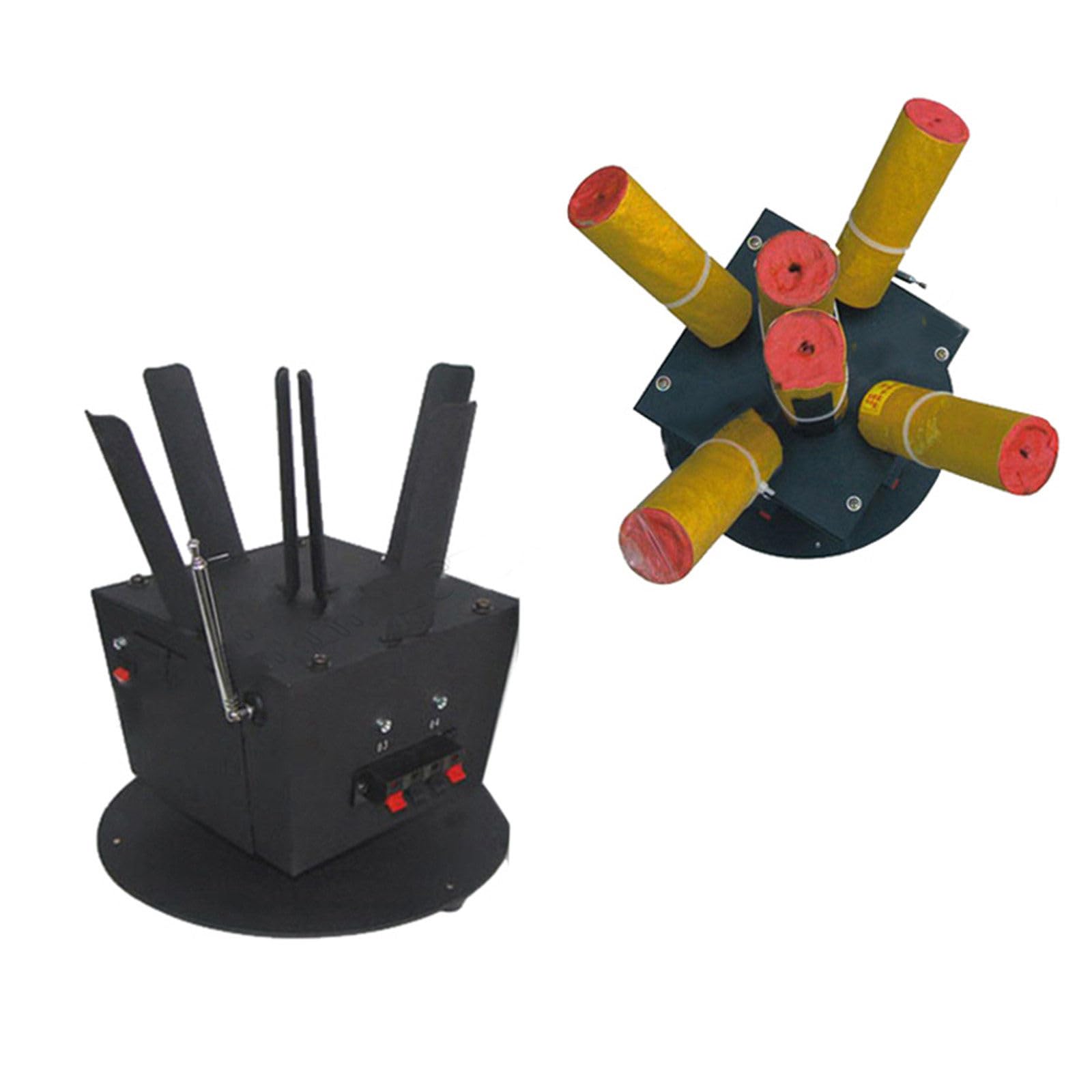 Máquina de Fuente pirotécnica para Escenario, Sistema de Lanzamiento de Fuegos Artificiales, máquina giratoria de Fuegos Artificiales en frío con Control Remoto