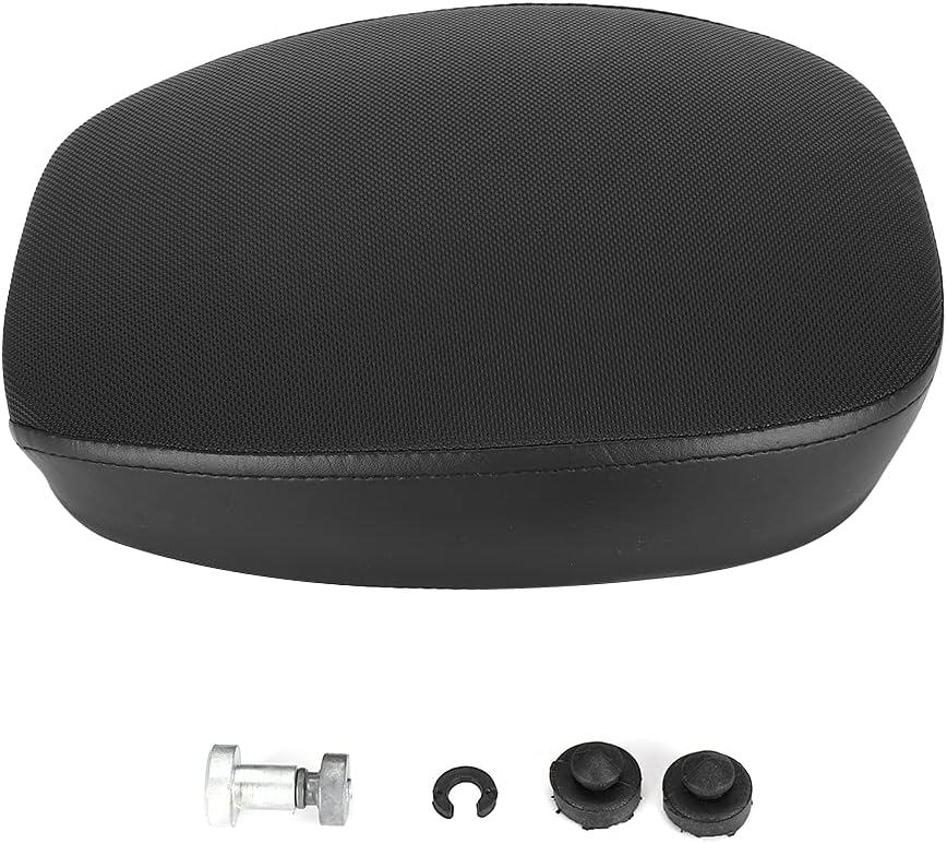 Rear Cushion Passenger ing Pad, ficial Leather Replacement ing for XL883 1200 X48, Comable k Pad with Mounting Access,