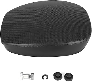 Dyocoag motocicleta trasero trasero cojín almohadilla de asiento del pasajero de cuero artificial cómodo para xl883 1200 x48 hierro 883 1200 xr1200 setenta y dos negros