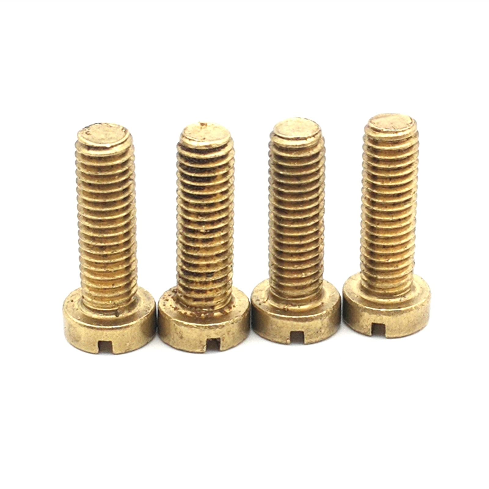 Amazon | スクリュー 真鍮のスロット付きチーズヘッドネジ din84真鍮の