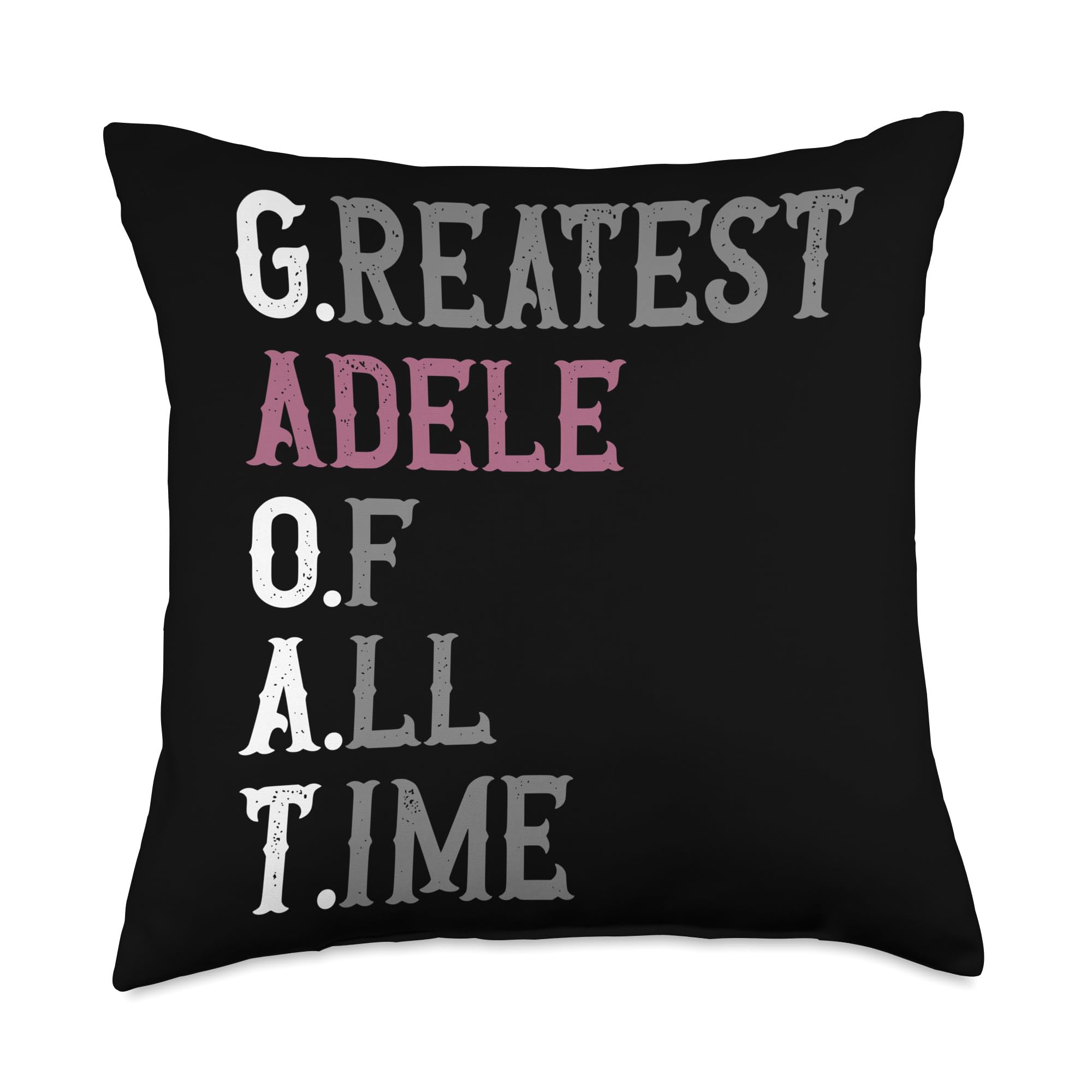 Greatest Adele of all time GOAT Adele Throw Pillow