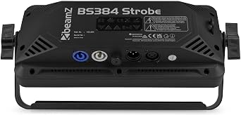 BeamZ BS384 Strobe Light, LED Wash and Stage Blinder Combi Light, RGB and Cool White Colour Mixing DMX Lighting [Energy Class F]