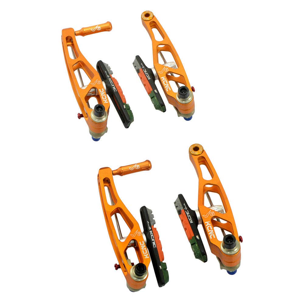 Amazon | KCNC V6 VB6 MTB V-Brake Set (V-Brakes and Levers), Gold