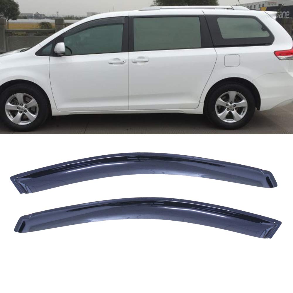 Photo 1 of 2pcs for 04-10 Sienna 2-Door XL20 Sun Rain Guard Window Visors