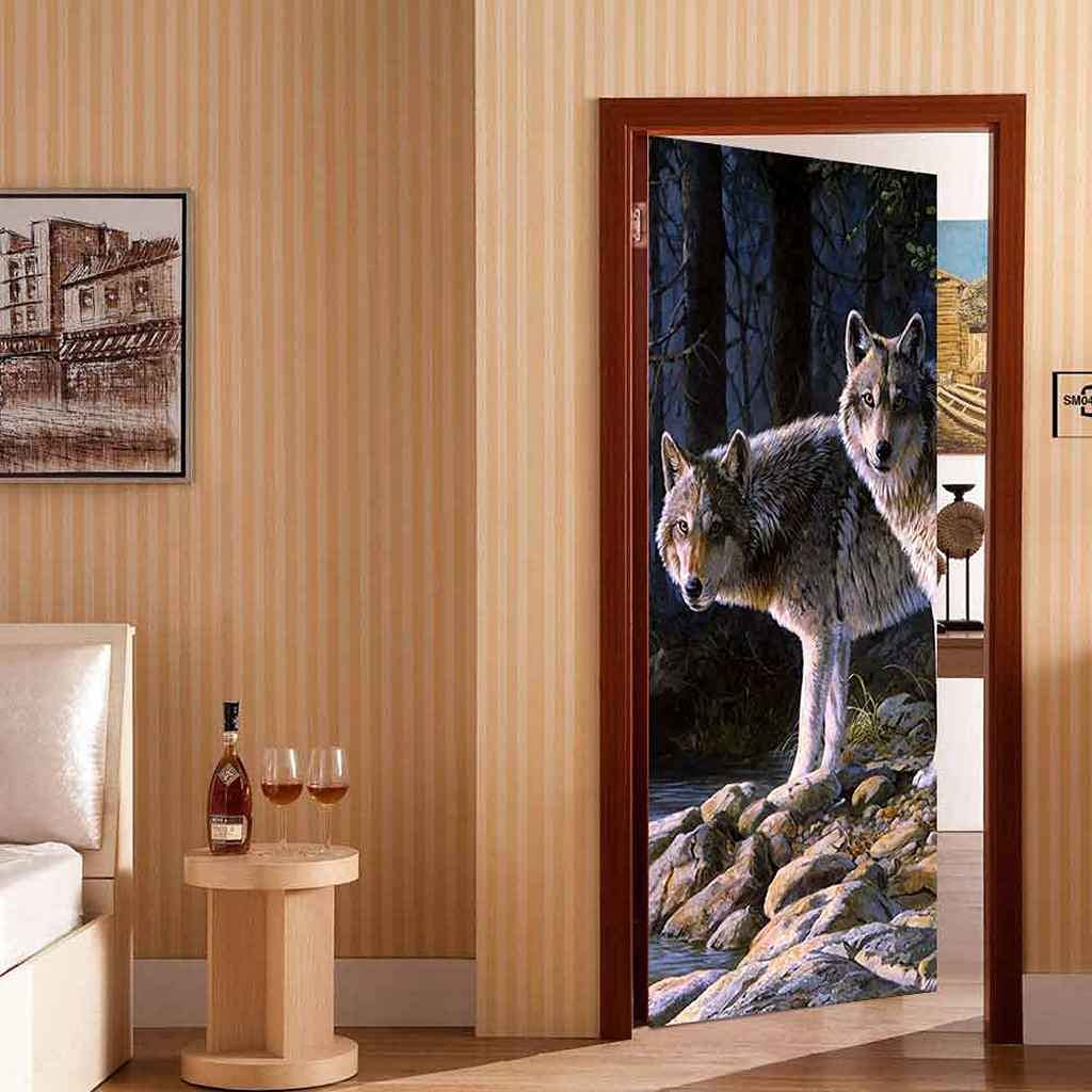 Adesivo per porte da bagno con motivo astratto fluente Adesivo per porte da bagno Carta da parati autoadesiva 3D Adesivi murali per specchi interni in vinile Grandi  15