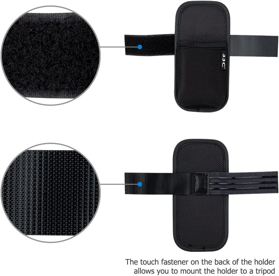Wara view of the JJC Camera Remote Control Holder Strap with hook and loop fasteners