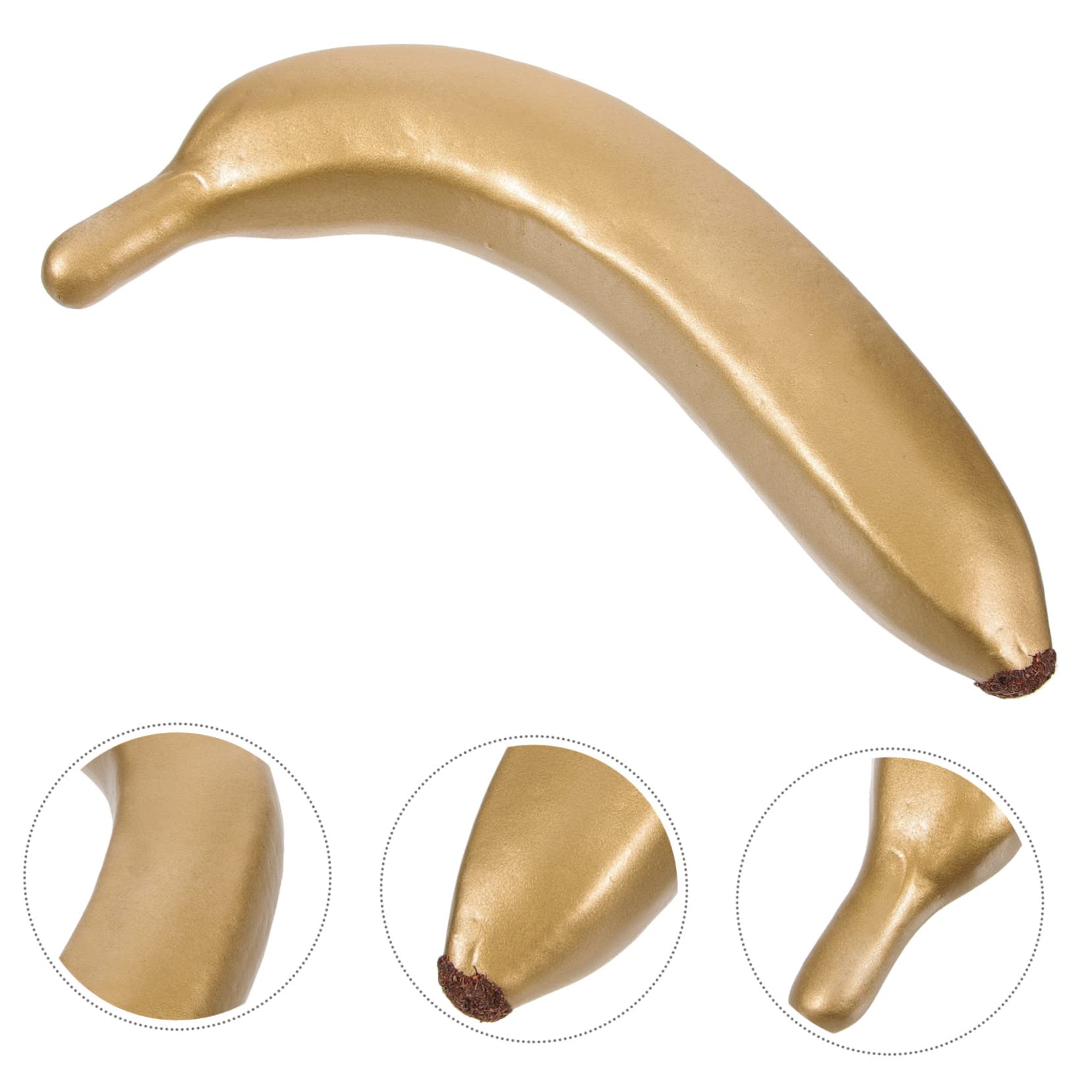 PRETYZOOM 25pièces Faux Bananes Décoratives Mousse Décoration De Fête Accessoires De Photographie Et Décor De Cuisine Lifelike