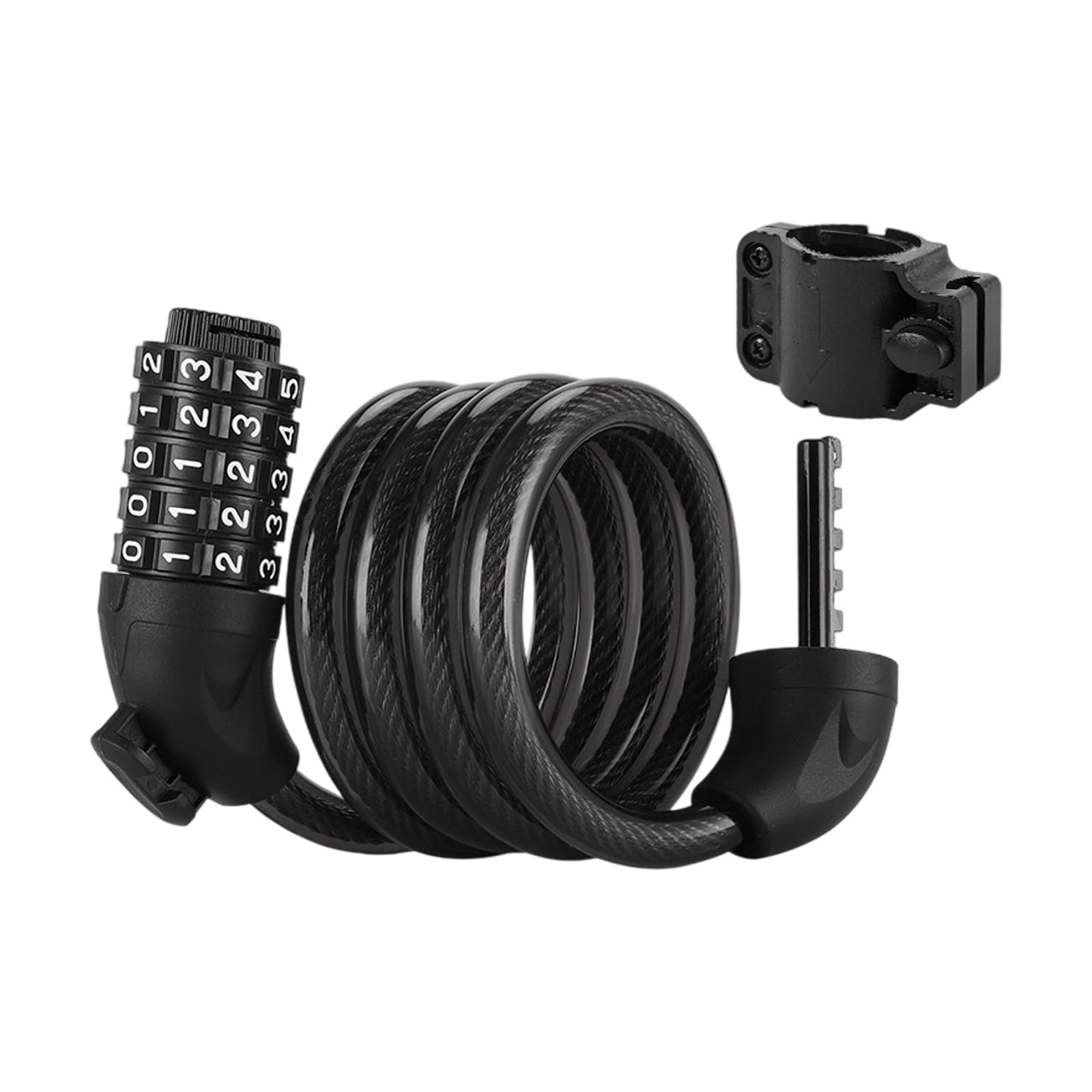Bnojjellol Black Bicycles 120Cm Bike Cable With 5 Digit Code Combination Practical Combination For Cycling Bicycles