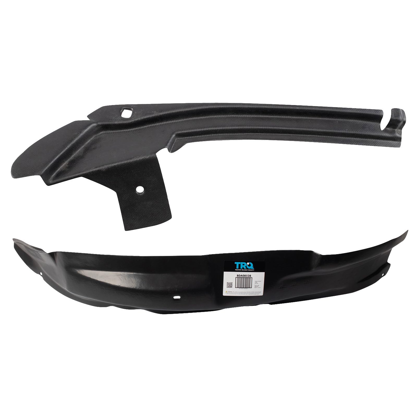 TRQ Inner Fender Liner Set | For 2004-2005 Ford E-350 Club Wagon 2004-2007 E-350 Super Duty E-450 Super Duty FO1248145 FO1251109