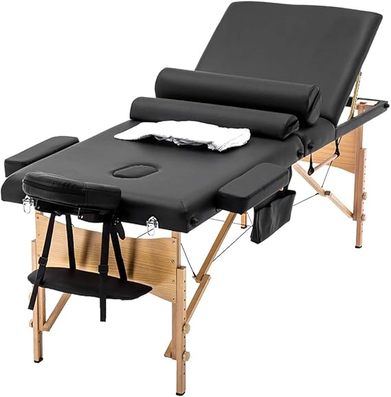Massage Table Massage Bed Spa Bed Heigh Adjustable 3 Fold