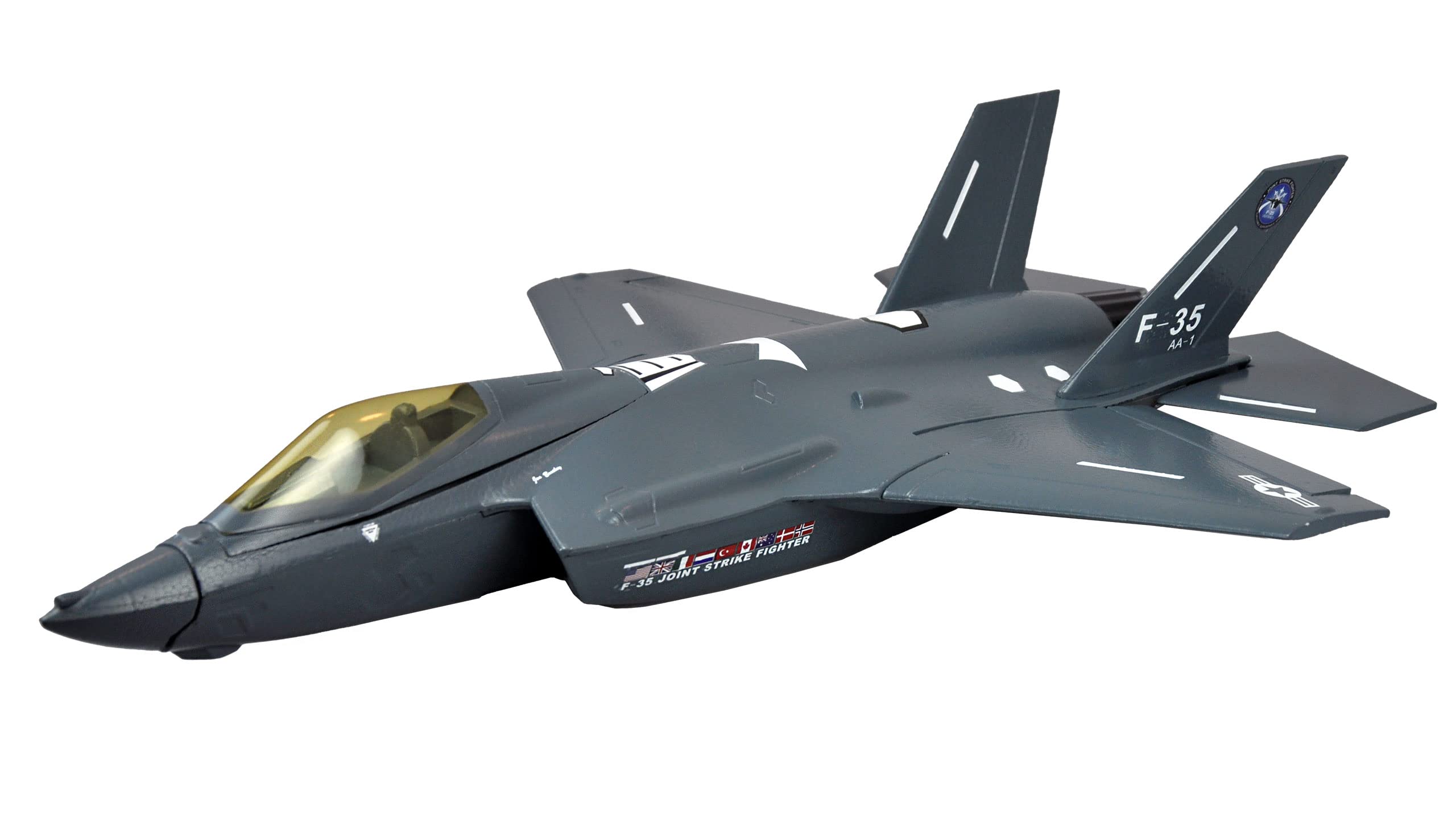 Amewi AMXFlight F-35 Jet EPO PNP grigio RC telecomandato