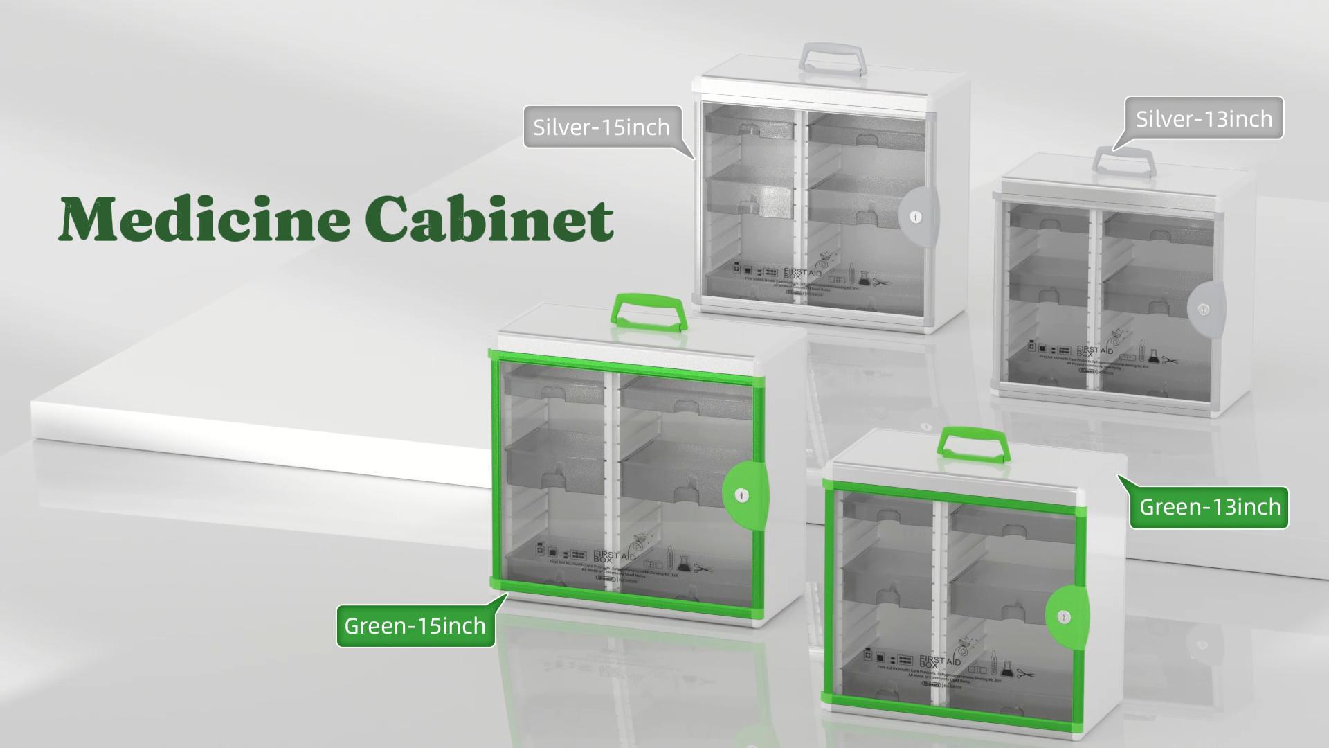 Amazon.com: Glosen Lockable Medicine Cabinet with 6 Removable