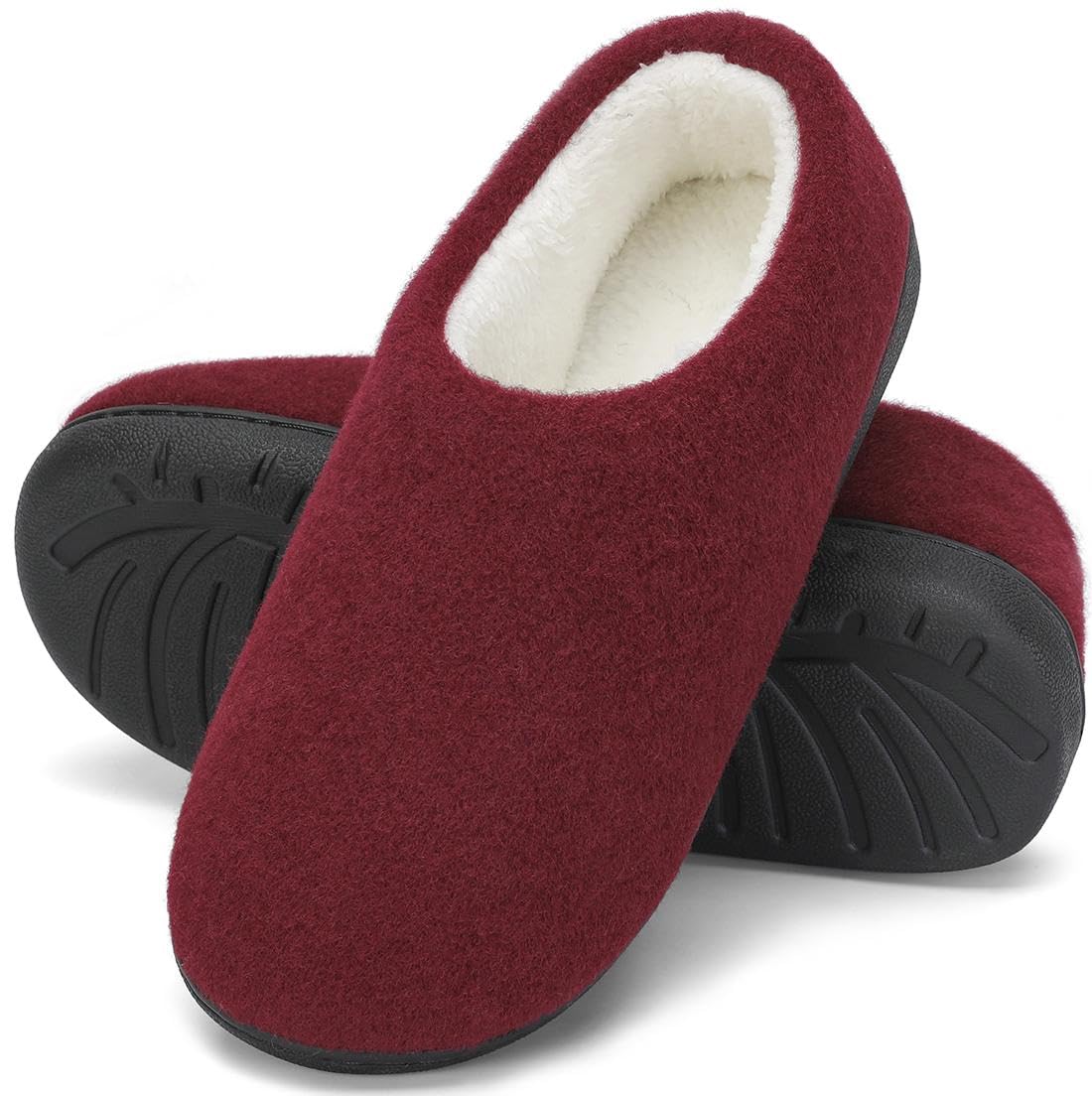 Mishansha Pantofole Inverno Calde in Memory Foam Ciabatte da Casa Antiscivolo Comode, Unisex-Adulto