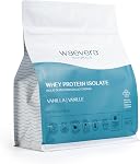 Isolation des protéines de lactosérum, 27g Protéines par portion, naturellement sucrées avec Stevia, pratiquement sans lactose, idéales pour les smoothies et la nutrition quotidienne – Vanille – 907g – 2lb